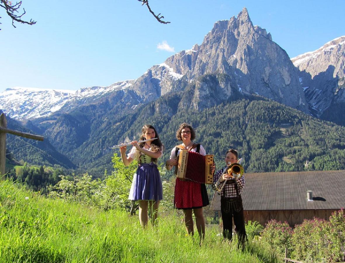 Schildberghof Santner Appartement Seis am Schlern Buitenkant foto