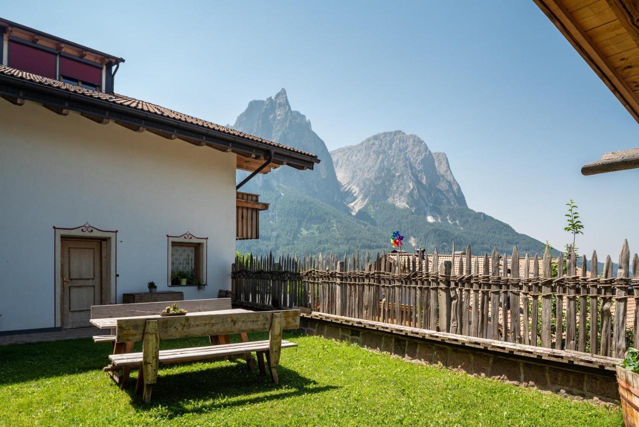 Schildberghof Santner Appartement Seis am Schlern Buitenkant foto